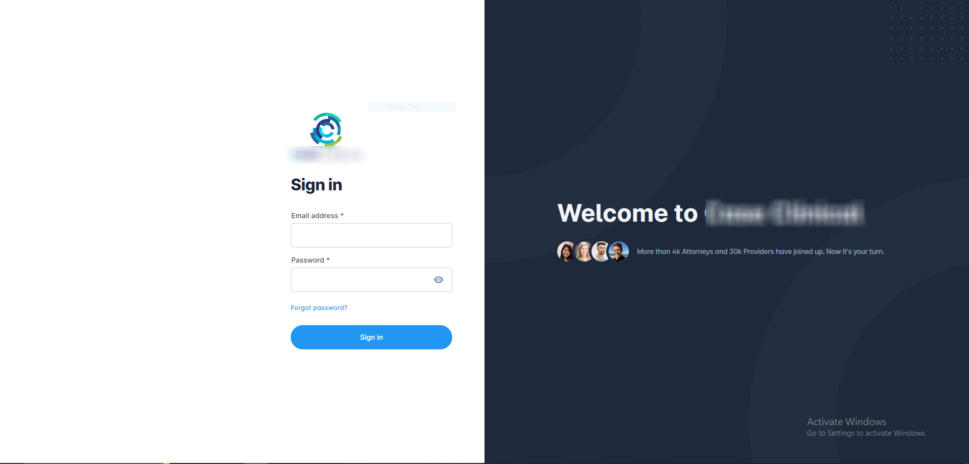 Confidential project screenshot (hidden)